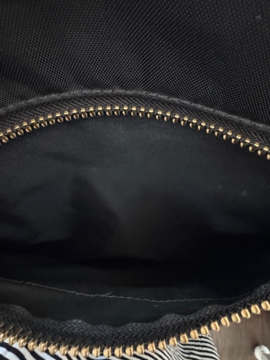 Frye Black Backpack with Brown Leather Accents and Gold Hardware main image 12